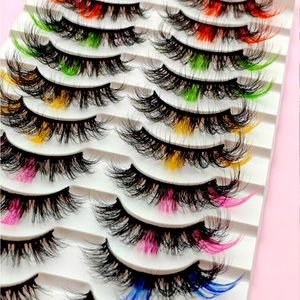 Eyelashes all colors